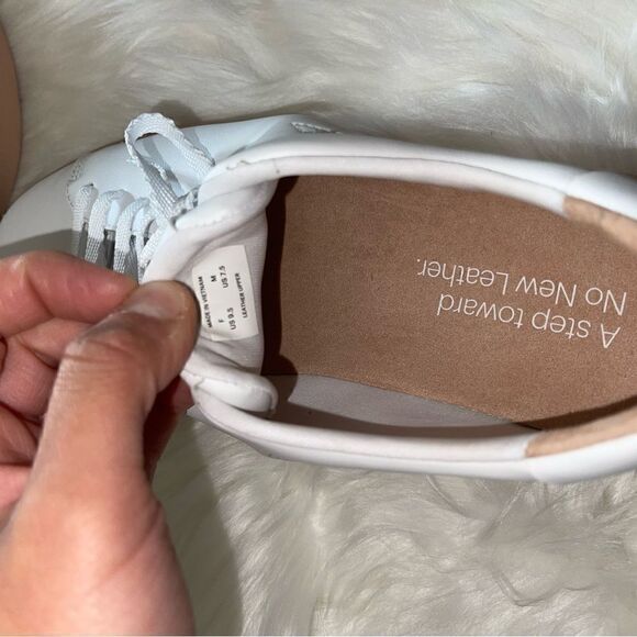 Everlane The ReLeather Tennis Shoe Size US Men’s 7.5 - Picture 6 of 15